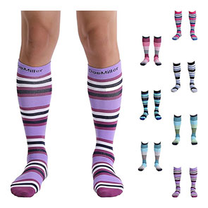 Doc Miller Stripes Compression Socks